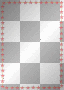 Deco-Star-Glitte- Rectangle-Frame~Red