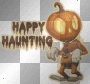 Happy Haunting pumpkin ' animated glitter sparkles