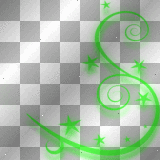 Deco SWIRLS&STARS Green