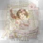VINTAGE ,GIRL,NOTE,LADY/TFM448