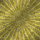 Spiral Spinning Glitter BG~Yellow