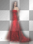 red dress woman