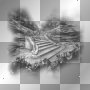 black & white landscape