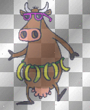 Dancing cow