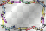 Crayons All Around..Frame