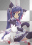 Neko Girl with Cat and Roses by ★ dark_anime_angeL19 ★