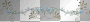 gold blue flower divider