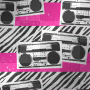 pink radio zebra