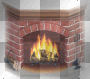 winter fireplace winter fireplace
