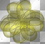 transparent flower / scrapworld transparent flower / scrapworld