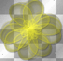 transparent flower / scrapworld transparent flower / scrapworld