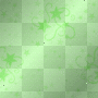 Stars Glitter vines~Green