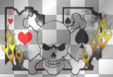 Tp - Flame Skull & Cards