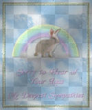 Bunny Sympathy card