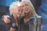 Cher and Andy as blonds