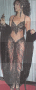 Cher in Sexy black net outfit