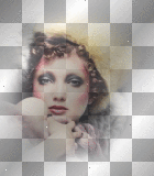 vintage winter woman