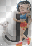 betty boop ornament letter j