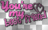 Best friend glitter