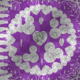 Love Of Mickey & Hearts BG~Purple