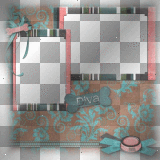 diva dog style background & frame