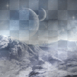 Winter animated background