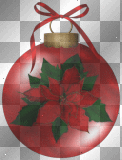 Christmas Poinsettia Ornament