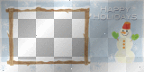 HAPPY HOLIDAYS FRAME B75
