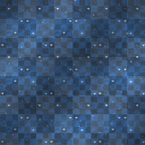 Blauer Herzglitter