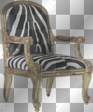 ☺©Zebra Print Chair®☺