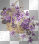 a bag with flowers