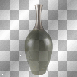 winter deco vase