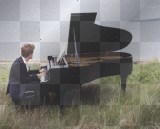 Robert al piano