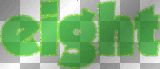 green glitter number 8 green glitter number 8