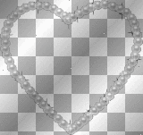 Heart Of Pearl Sparkle~Silver