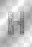 diamond letter h