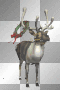 animated reindeer w/ wreath ' animated reindeer w/ wreath '