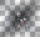 Goth Woman w/Umbrella Transparent* *