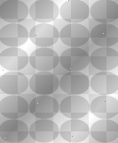 Flashing Colour Circles~Black