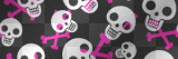 Skull and Flashing Crossbones