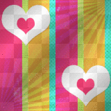 Stripe Hearts