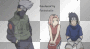 Kakashi,Sakura and Sasuke