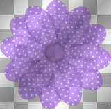 purple dots scrap kit