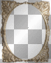 Gold Oval Frame
