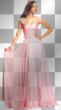 Pink Gowned Woman