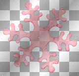 pink snowflake