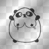 Stripper panda