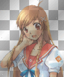 Anime schoolgirl