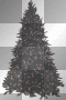 goth xmas tree background