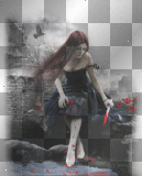 Goth Woman Transparent